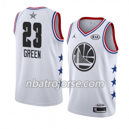 Män Golden State Warriors Tröja Draymond Green 23 2019 All-Star Jordan Brand Vit Swingman